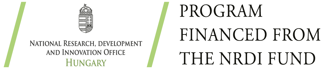 Program financed from the NRDI Fund — National Research, Development and Innovation Office, Hungary